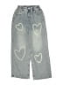 Unbranded Hearts Blue Jeans Size 160 cm / US 14 - photo 1