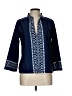 Unbranded Blue 3/4 Sleeve Blouse Size L - photo 1