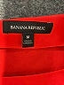 Banana Republic 100% Polyester Red Short Sleeve Blouse Size M - photo 7