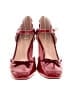 J.Crew 100% Leather Red Heels Size 8 1/2 - photo 2