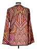 Feathers Pink Long Sleeve Blouse Size L - photo 2