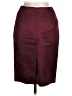 Tahari Solid Burgundy Wool Skirt Size 6 - photo 2