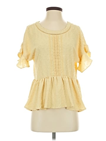 Blu Pepper Short Sleeve Blouse (view 1)