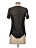 Express 100% Polyester Black Short Sleeve Top Size XS - photo 2