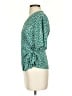 Kaileigh 100% Polyester Green 3/4 Sleeve Blouse Size S - photo 5