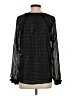 Calvin Klein 100% Polyester Black Long Sleeve Blouse Size S - photo 2