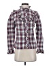 Assorted Brands Plaid Burgundy Long Sleeve Blouse Size M (estimated) - photo 1