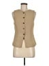 Wilfred 100% Polyester Tan Sleeveless Blouse Size 8 - photo 1