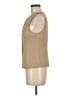 Wilfred 100% Polyester Tan Sleeveless Blouse Size 8 - photo 5