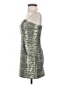 H&M Metallic Silver Cocktail Dress Size 4 - photo 5