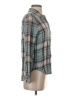 Rails 100% Rayon Plaid Teal Long Sleeve Button-Down Shirt Size XS - photo 4