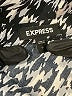Express 100% Polyester Animal Print Gray Casual Dress Size XS - photo 7