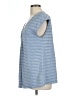 Deletta Blue Short Sleeve Top Size L - photo 5