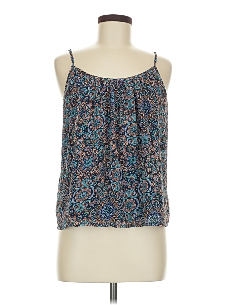 Pre-owned Nine Britton Sleeveless Blouse In Blue