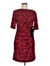 Just... Taylor Animal Print Red Cocktail Dress Size 8 - photo 1
