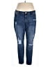 Maurices Solid Blue Jeans Size 18WR - photo 1