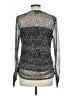 DKNY Silver Long Sleeve Blouse Size L - photo 2