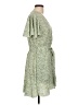 Shein 100% Polyester Green Casual Dress Size L - photo 4