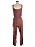 GB Solid Brown Tan Jumpsuit Size L - photo 2