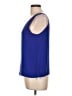 Impressions 100% Polyester Blue Sleeveless Blouse Size L - photo 5