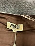 FRNCH Houndstooth Brown Silver Casual Skirt Size M - photo 4