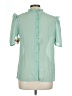 Assorted Brands Teal Short Sleeve Blouse Size L - photo 2