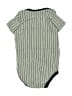 Hb 100% Cotton Stripes Gray Short Sleeve Onesie Size 6-9 mo - photo 2