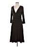 Max and Cleo Solid Brown Cocktail Dress Size M - photo 1