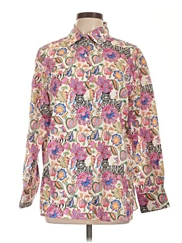 Vilagallo Long Sleeve Button-Down Shirt (view 1)