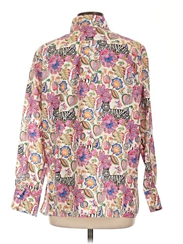 Vilagallo Long Sleeve Button-Down Shirt (view 2)