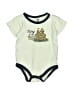Hb 100% Cotton Ivory Short Sleeve Onesie Size 9-12 mo - photo 1