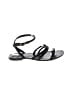 Kaanas Black Sandals Size 8 - photo 1