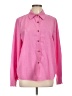 Shein Color Block Pink Long Sleeve Blouse Size L - photo 1