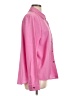 Shein Color Block Pink Long Sleeve Blouse Size L - photo 4