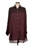 Cato 100% Polyester Burgundy 3/4 Sleeve Blouse Size L - photo 1