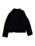Nordstrom 100% Polyester Solid Black Jacket Size 10 - photo 2