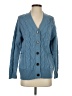 Unbranded 100% Acrylic Blue Cardigan Size S - photo 1