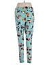 Lularoe Print Blue Active Pants Size 1X (estimated) - photo 2