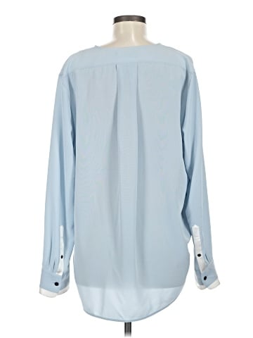 Rag & Bone Long Sleeve Silk Top (view 2)