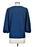 Ann Taylor Blue 3/4 Sleeve Top Size S - photo 2