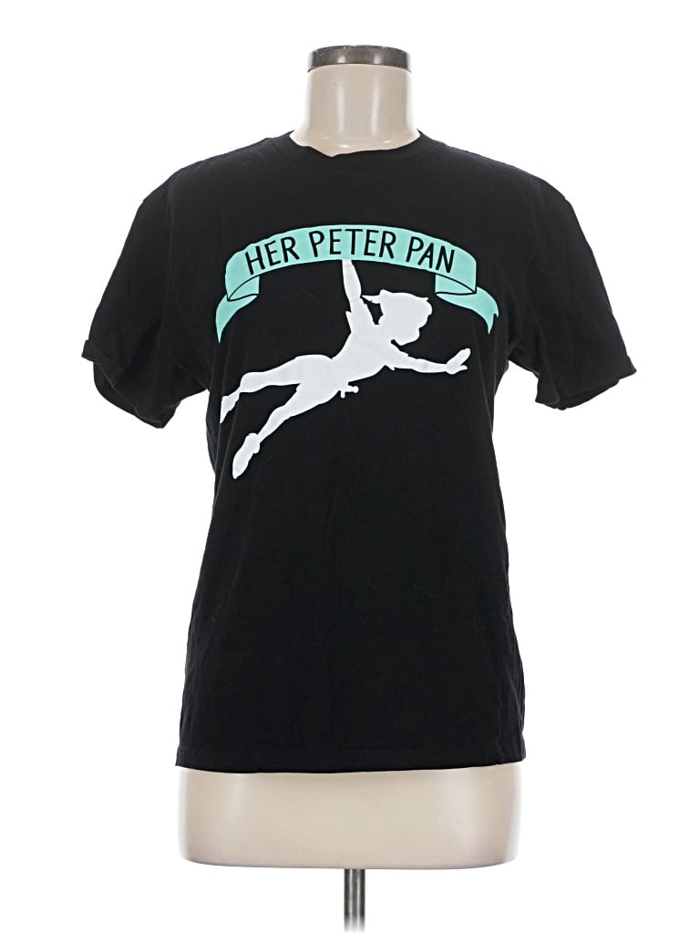 Pre-owned Disney Short Sleeve T-shirt In Black