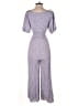 Auguste Hearts Purple Jumpsuit Size 4 - photo 2