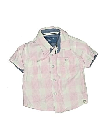Perry Ellis Short Sleeve Button-Down Shirt (view 1)