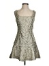 BCBGMAXAZRIA Metallic Silver Cocktail Dress Size XXS - photo 1