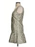 BCBGMAXAZRIA Metallic Silver Cocktail Dress Size XXS - photo 5