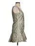 BCBGMAXAZRIA Metallic Silver Cocktail Dress Size XXS - photo 4