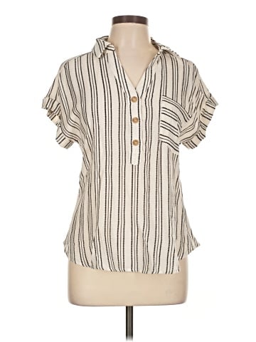 Blu Pepper Short Sleeve Blouse (view 1)