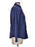 Orvis Checkered-gingham Blue Long Sleeve Button-Down Shirt Size M - photo 4