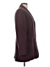 DressBarn 100% Silk Burgundy Purple Coat Size 12 - photo 4