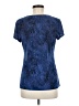 Unbranded Snake Print Blue Short Sleeve Top Size M (estimated) - photo 2